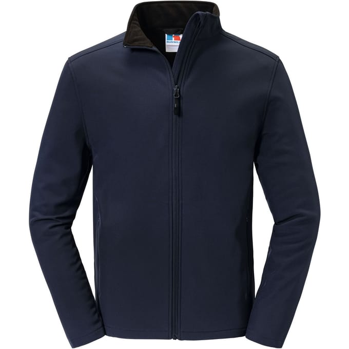 Russell Heren Essential Gerecycled Soft Shell Jasje (Franse marine)