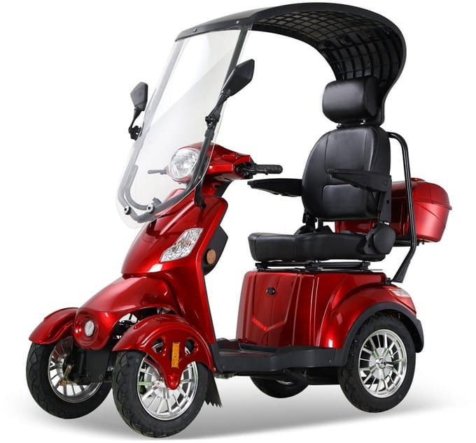 ARIBECA Hygieia A7 Rain Cover Canopy 4-wheel senior mobility scooter