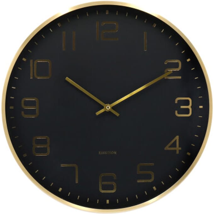 Karlsson wandklok elegance glow - Ø40cm