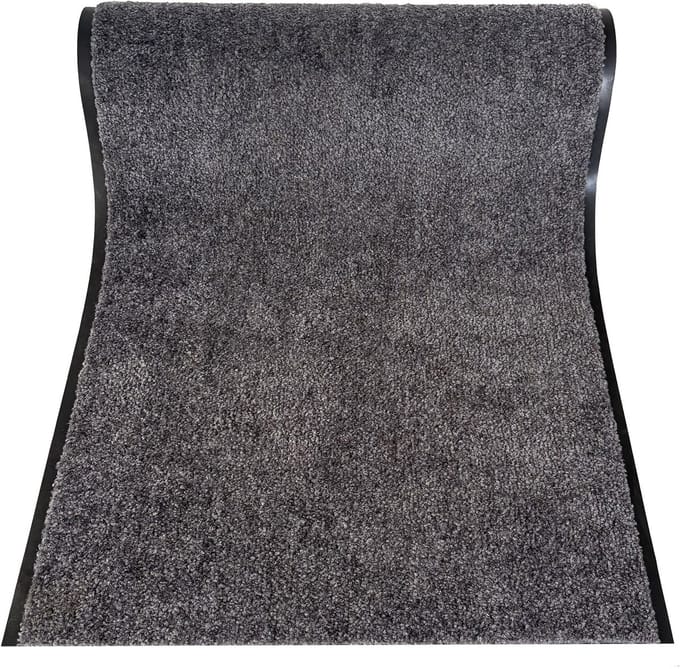 JYG Cleanwash grijs droogloopmat - drooglooploper - 2 zijdenafwerking - 120x450cm