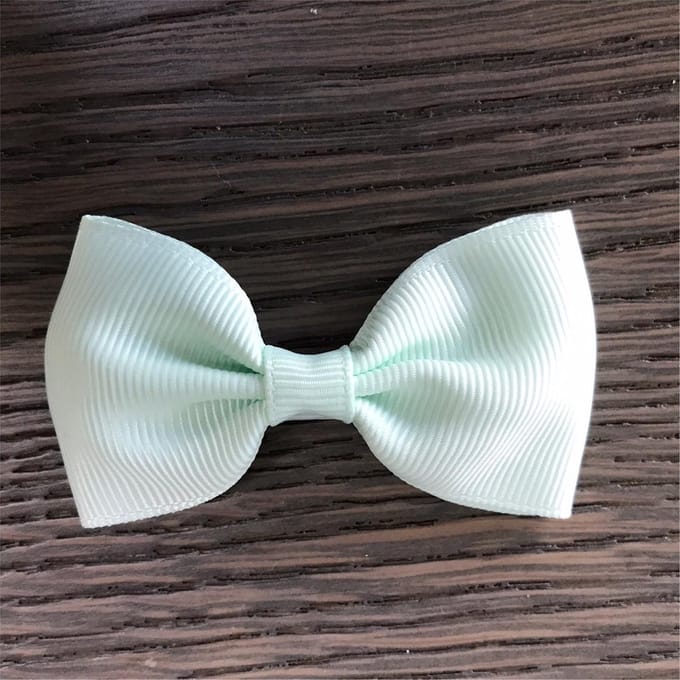 Medium Strik op alligatorclip Mint Groen
