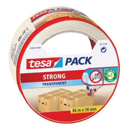 Tesa Verpakkingstape Pack Strong - Transparant - 66m X 50mm
