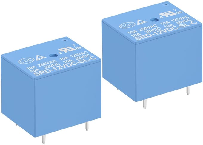 Dailygoody - PC Relay - 12V DC - 10A 250 - 5-Pin - Alternating Switch - Voor Montage - Pack van 2