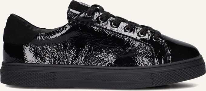 Hassia Asti Sneakers - Lakleer - Dames - Zwart - Maat 38,5