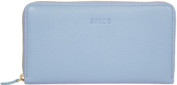 BRIC'S Leren Portemonnee Gondola Verbena Wallet Violet Lichtblauw