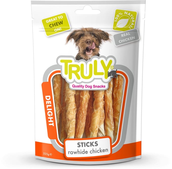 Truly - Rawhide Chicken 325g - Hondensnack - Value Pack