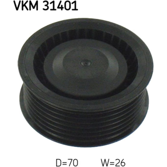 Rondsel/geleiderpoelie, V-riem SKF VKM 31401