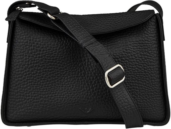 Voi Hirsch Teagan Crossbody tas Leder 28.5 cm - Dames - schwarz