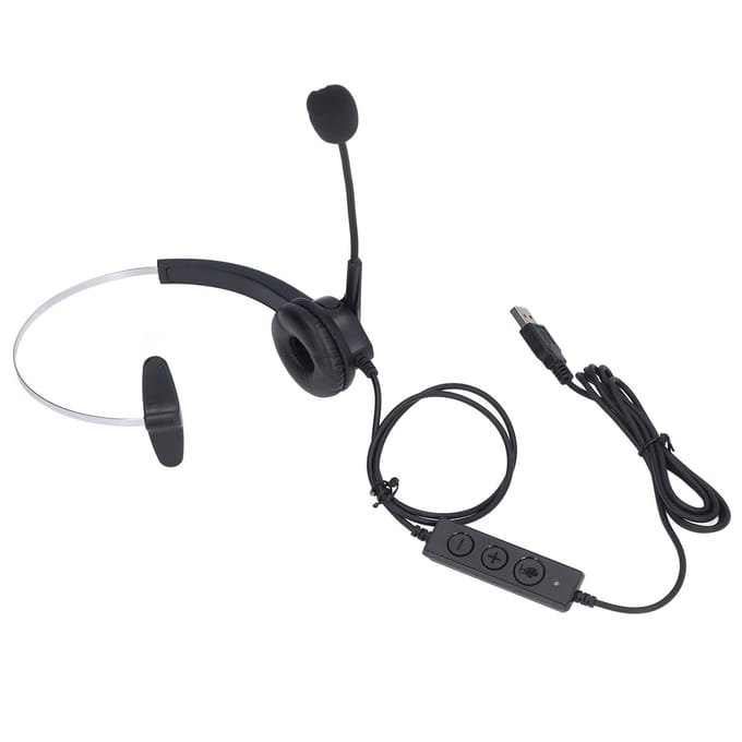 Callcenter Headset Ruisonderdrukking Ergonomische Bedrade Klantenservice Hoofdtelefoon voor Thuiskantoorgesprekken