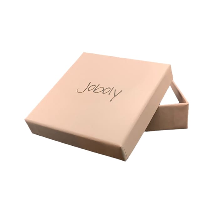 Joboly Sieradendoosje Ketting - Roze - 2 Stuks - 65 x 65 x 25 mm