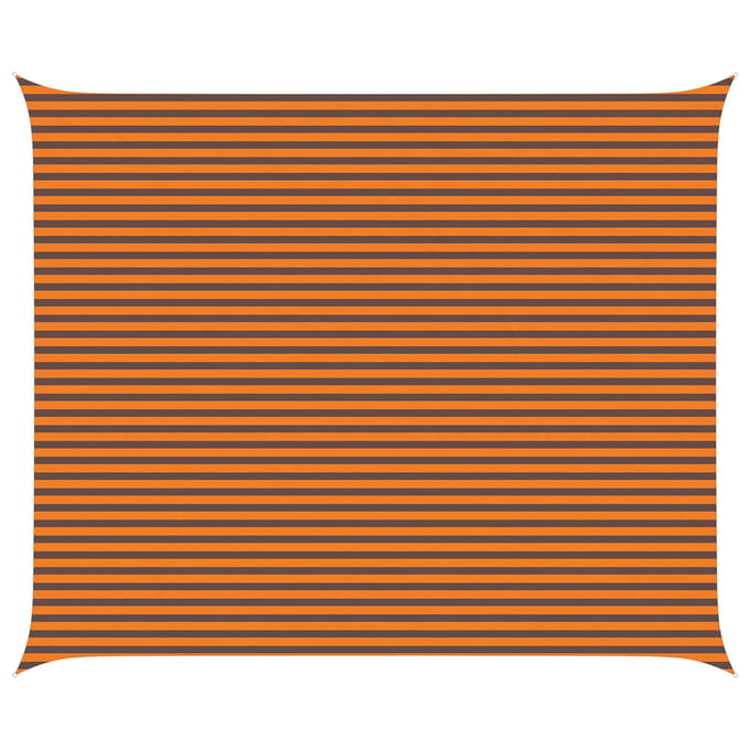 vidaXL - Zonneschaduw - Oranje - en - Bruin - 5 - x - 6 - m - 100% - Polyester - Oxford