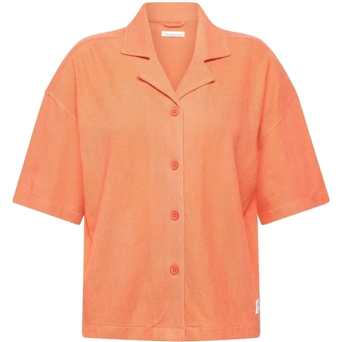 Bouclé Blouse Dames KnowledgeCotton Apparel