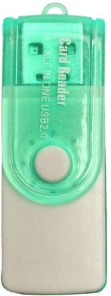 Go Go Gadget - "Multifunctionele SD-Kaartlezer naar USB-Stick/Adapter/Lezer MicroSD/SD/MS/M2 - Groen"
