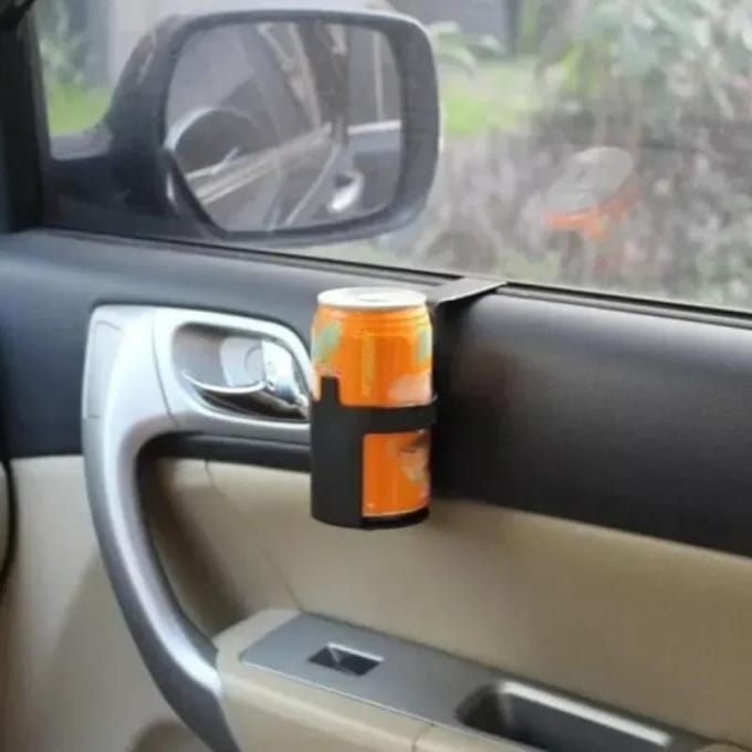 Auto Drankbekerhouder Container Haak Multifunctionele Ophanging Raam Deur Montage Universele Waterfles Beker Stand voor Auto zwart