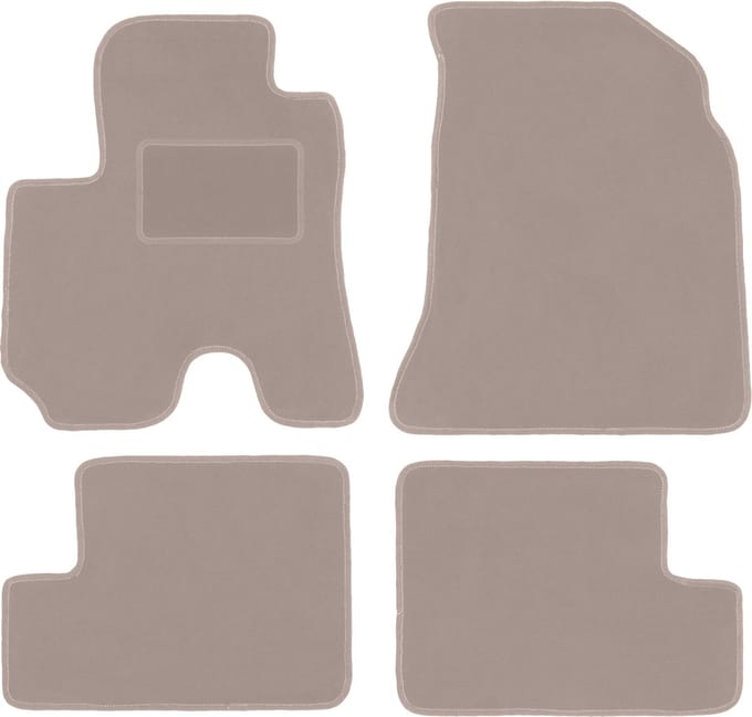 Beige veloursmatten voor: Toyota RAV4 II SUV 5-deurs (2000-2003)