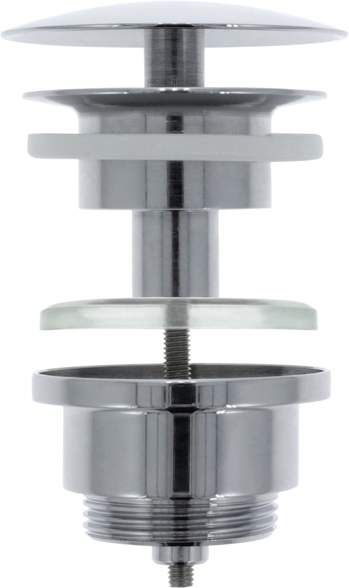 Afvoerplug Design - Niet Afsluitbaar - Chroom
