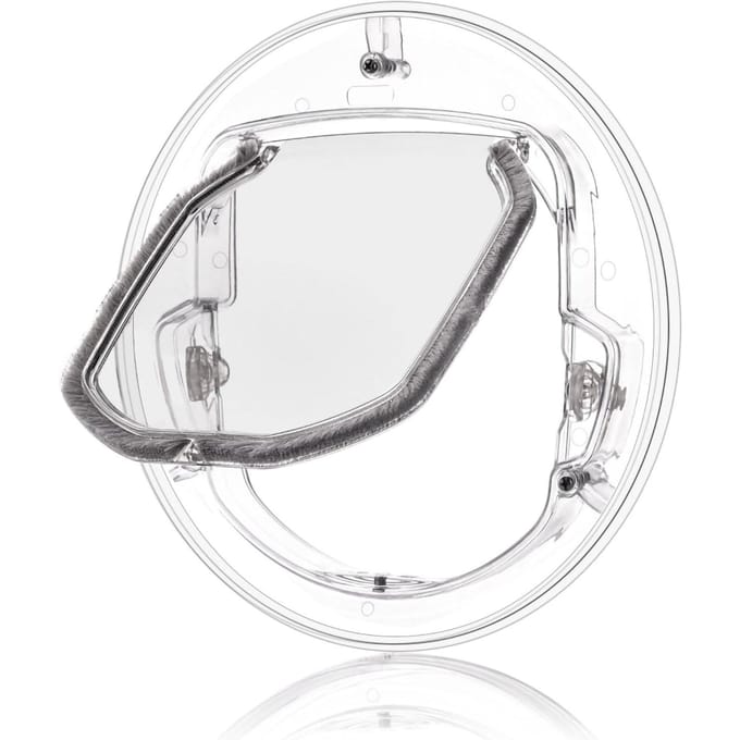 Kattenluik Deur 4-weg Vergrendeling Kattenluiken YOUTHINK Kleine Huisdierdeur voor Katten Kleine Honden Puppy white