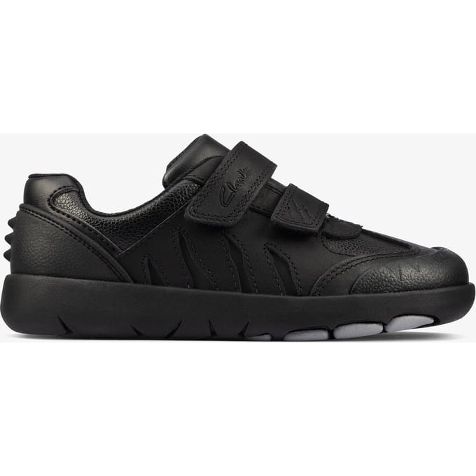 Rex Stride K Black Leather Schoenen