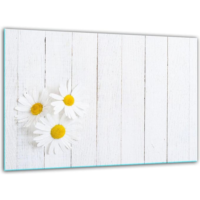 TMK ArtDeko - Snijplank - Glas - 30x22cm - Bloemenmotief