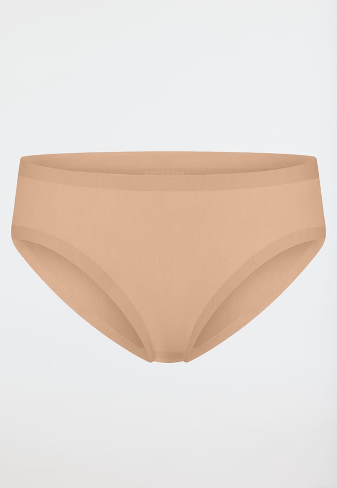 Schiesser Panty naadloos - Invisible Cotton Dames Onderbroek - maple beige