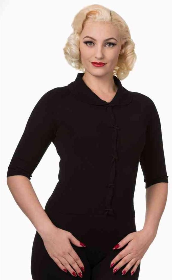 Dancing Days - April Cardigan - M - Zwart