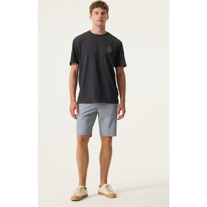 GARCIA Heren Effen Shorts Blauw