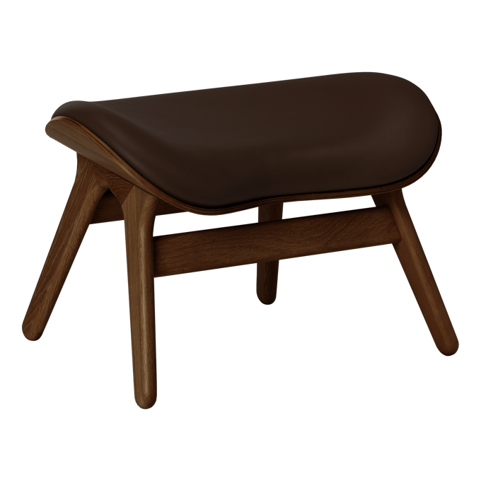 UMAGE A Conversation Piece Ottoman - eiken donker - Leder Hope brown