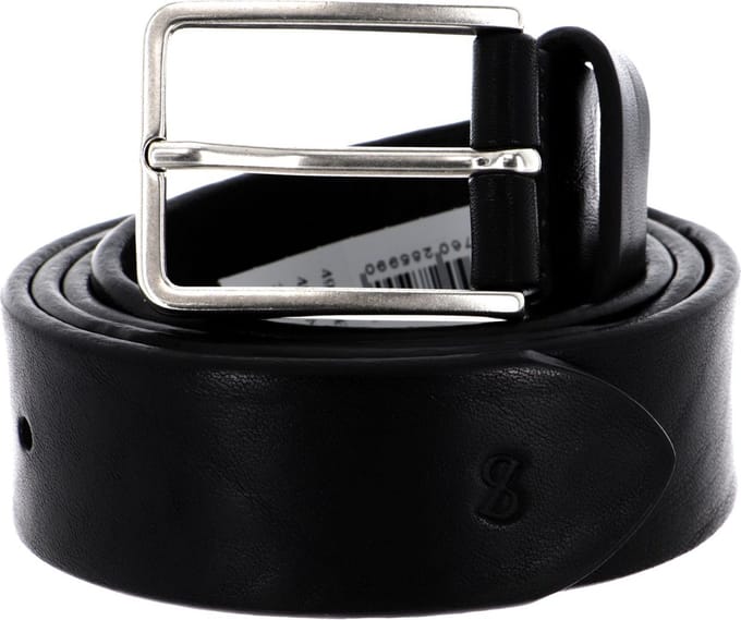 SADDLER Leren Riem Askersund Belt W85 Black Zwart
