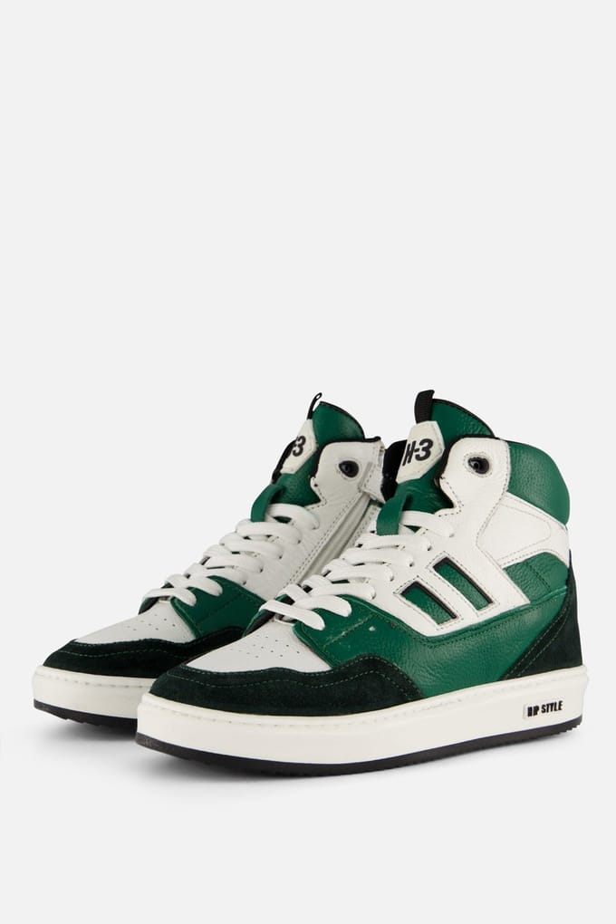 HIP Sneakers groen Leer - Maat 40