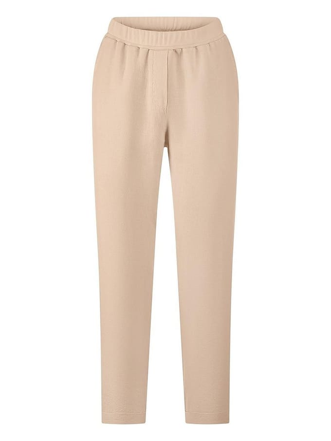 Enkellange broek Van Riani beige