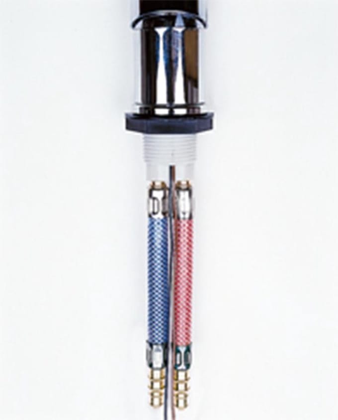 Reich Flexibele Aansluiting incl. O-ring - Kranen - Rood/Blauw