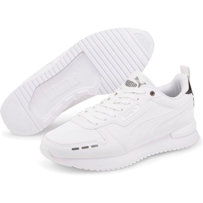 PUMA - maat 38.5- R78 Metallics Dames Sneakers - Wit