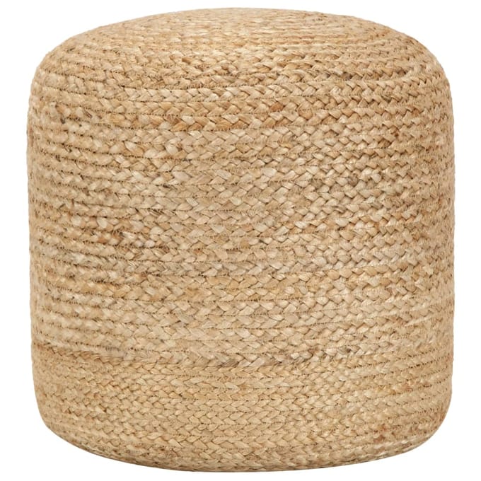 vidaXL - Poef - handgemaakt - 40x45 - cm - jute