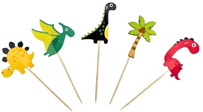 Prikkers Dino - 14cm - 12 stuks