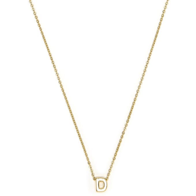 Luxenter Ketting met 18-karaats geelgouden afwerking - Alphabet