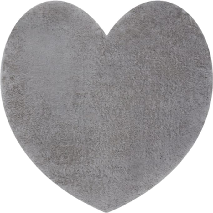 Kleden Rugsx Modern wastapijt SHAPE 3105 Hart shaggy - 80x80 cm