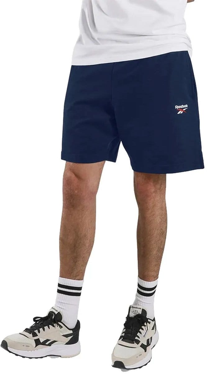 Reebok Small Logo Korte Broek Blauw M Man