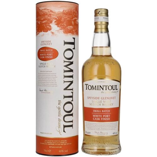 Tomintoul Small Batch White Port Cask Finish 40% Vol. 0,7l in geschenkverpakking