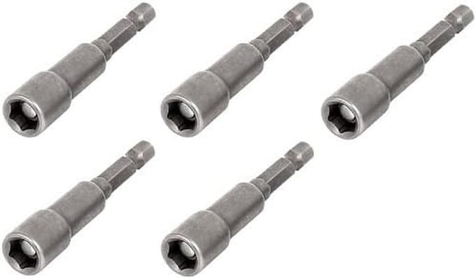 Set van 5 Magnetische Dopsleutel Opzetstukken met Zeskant Aandrijving