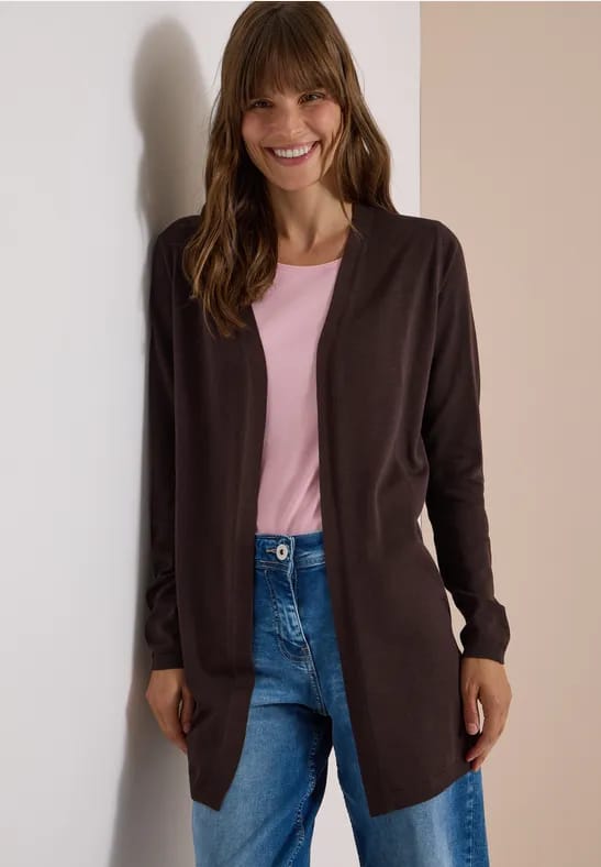 Lang openvallend vest