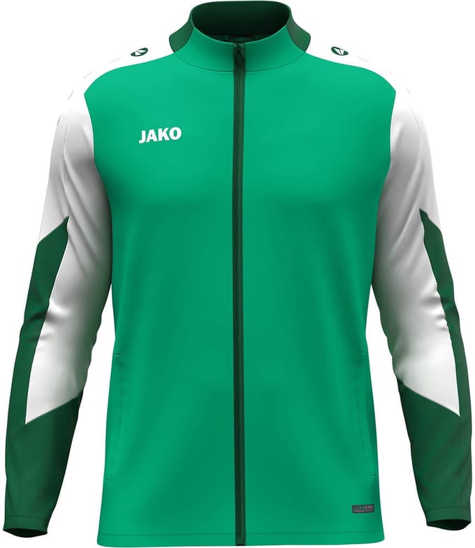Jako Dynamic Polyestervest Kinderen - Groen / Wit / Donkergroen | Maat: 116