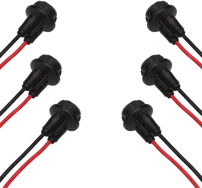 T10 194 Gloeilamphouder W5W Set van 6 - SMD Lichtadapter voor Auto