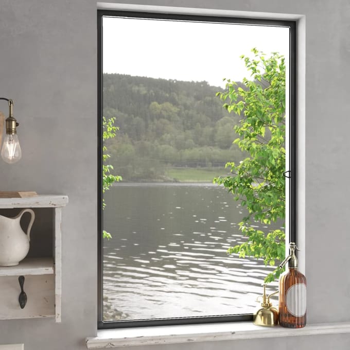 vidaXL - Raamhor - 80x120 - cm - antracietkleurig