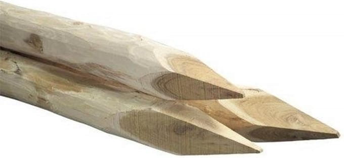 Robinia Ronde Palen 160cm 6-8cm.