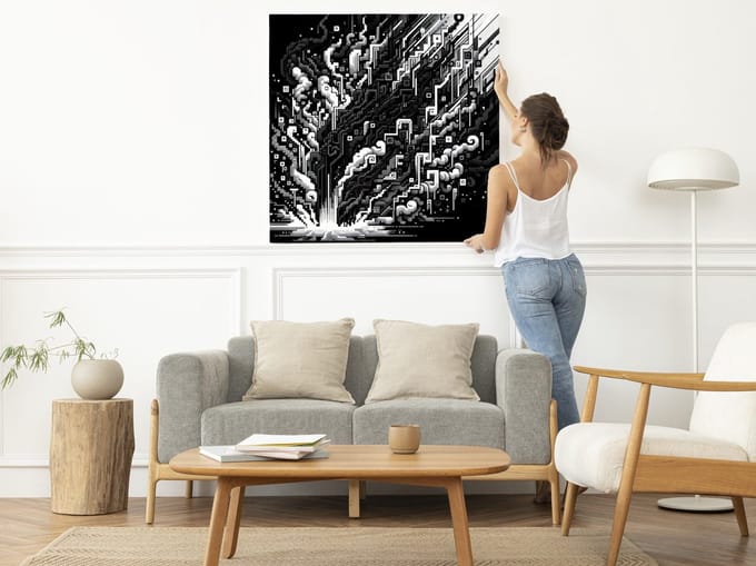 Kunstprint | Wanddecoratie | Dibond | 20 × 20 cm