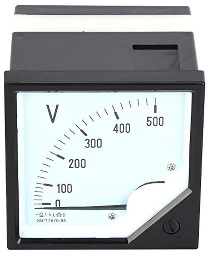 Analoge Volt-meter Vierkant Paneel AC 0-500V Spanningsmeter