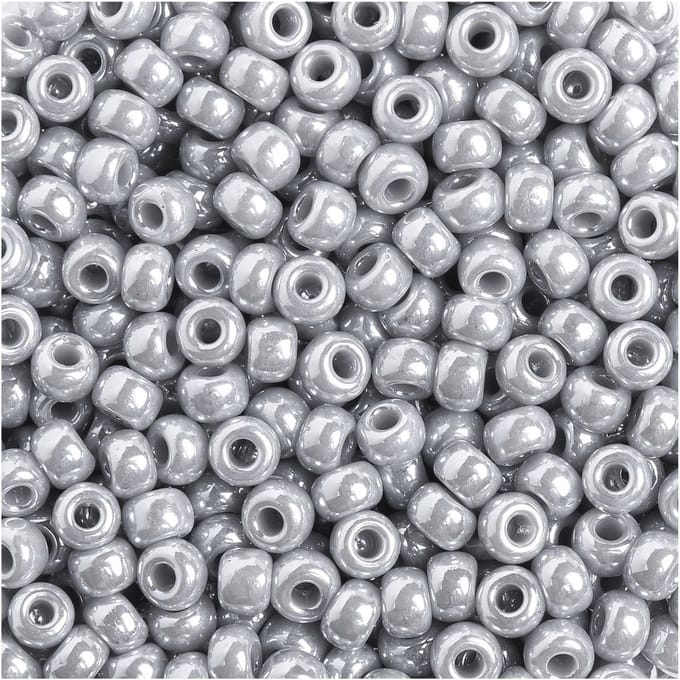 Miyuki Rocailles - Pearl-Grey