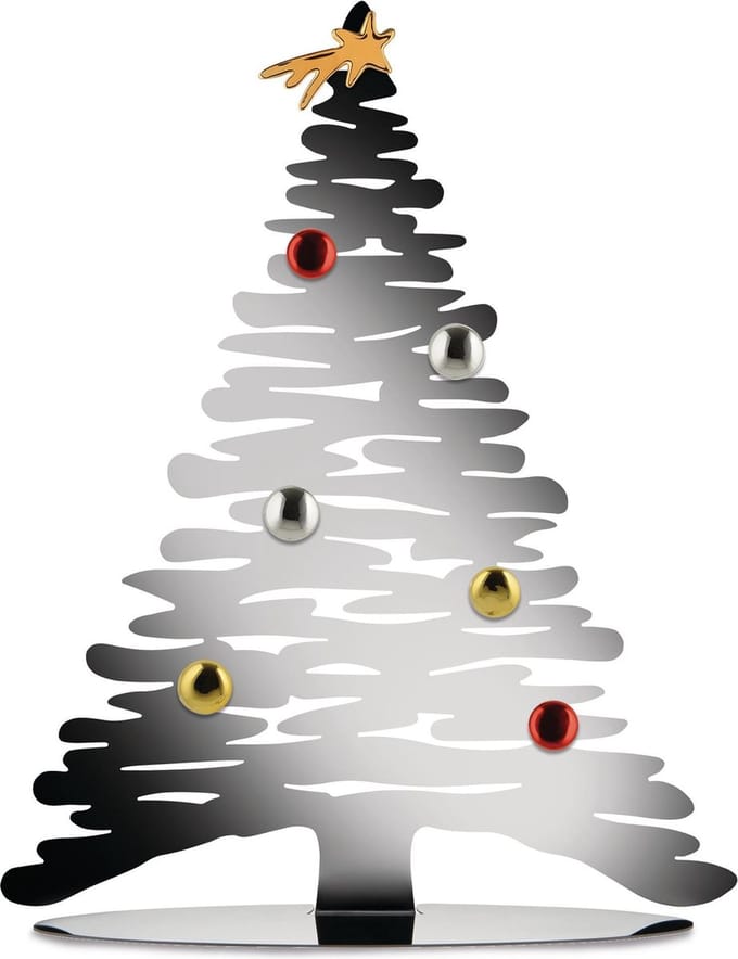Alessi kerstboom Bark rvs 45 cm