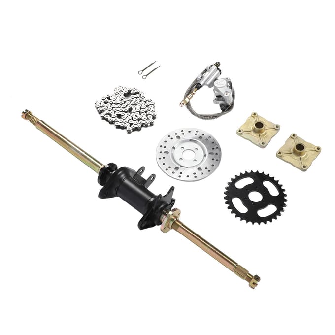 812mm Achteras Live As Kit Metaal Hoge Sterkte Stabiele Prestaties voor ATV Quads Go Kart Drift Trike black