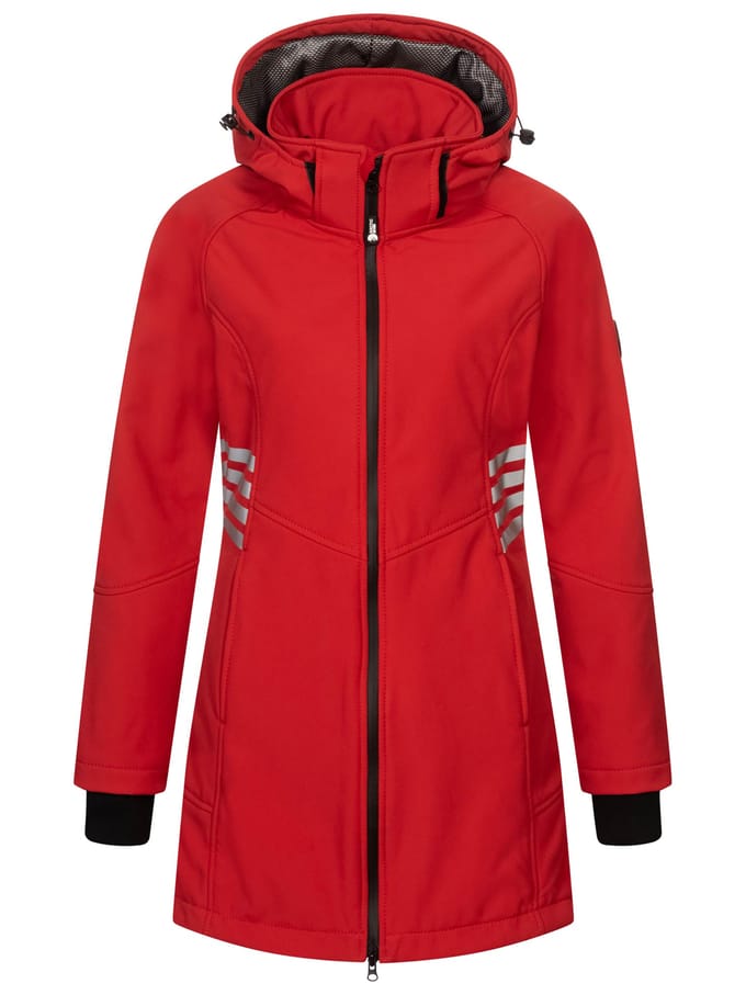 Arctic Seven Dames Softshell Jas AS-305 – Lang, Waterafstotend, Reflecterend